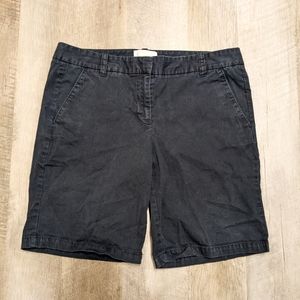 J. Crew Black Bermuda Shorts